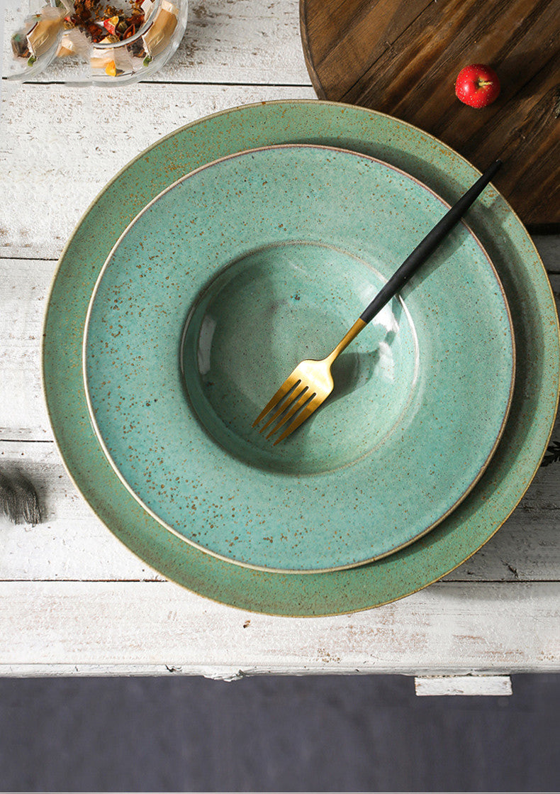 Ceramic Straw Hat Bowl Plate