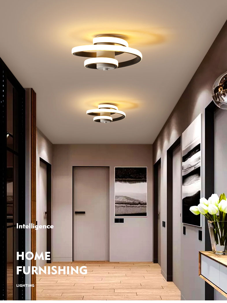 Simple and modern metal led lighting ceiling light GND Products