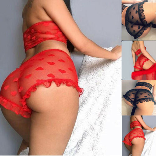 Seductive lace underwear