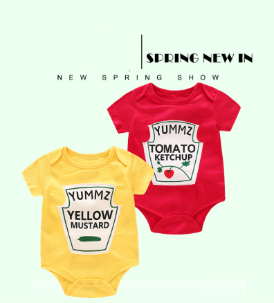 Cartoon fruit alphabet short sleeve Saor Style