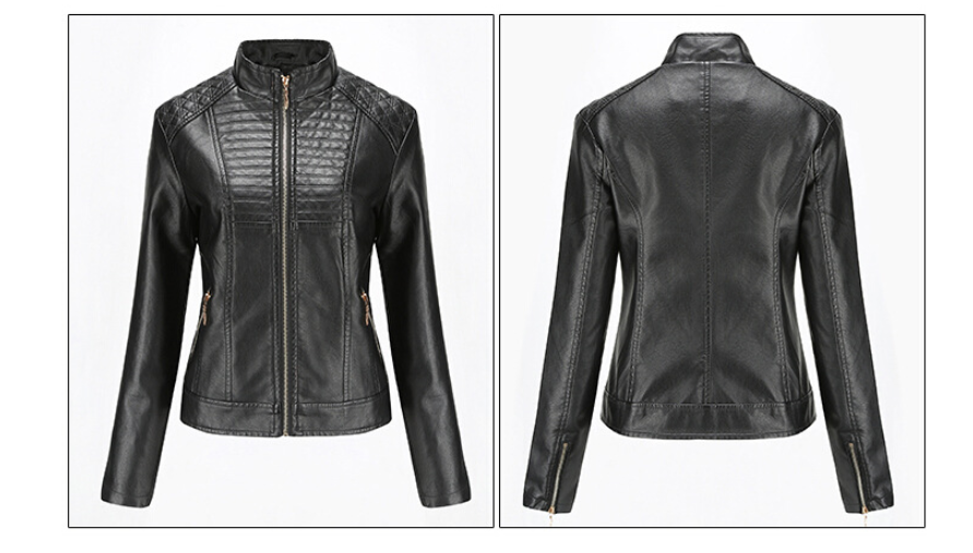 Women's motorcycle leather jacket Saor Style