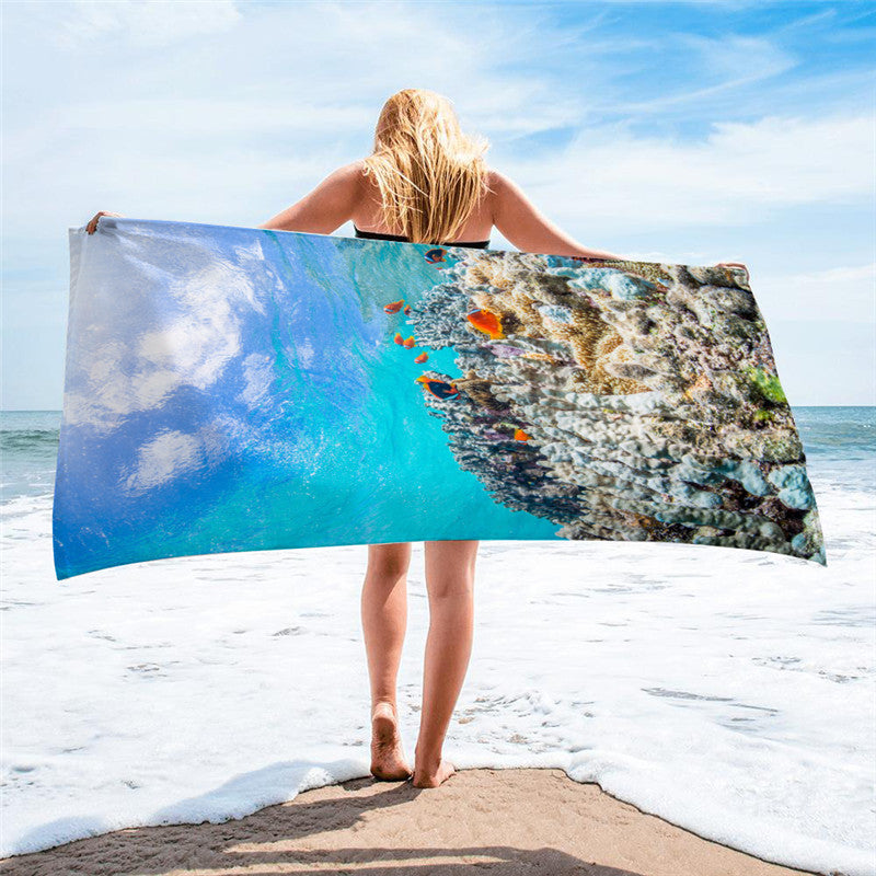 Square beach towel Saor Style