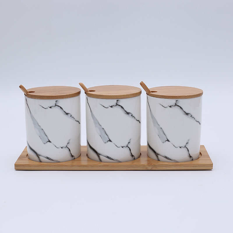 Marbled Ceramic Seasoning Spice Jar