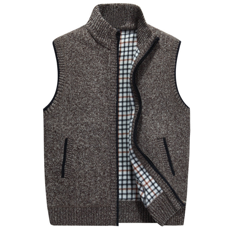 Knitted sweater body warmer
