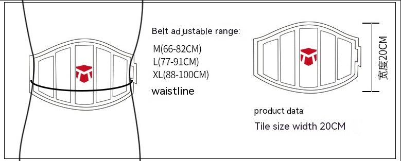 Deep Squat Workout Belt Weightlifting Hard Pull Weight-bearing Girdle Workout Devices GND Products