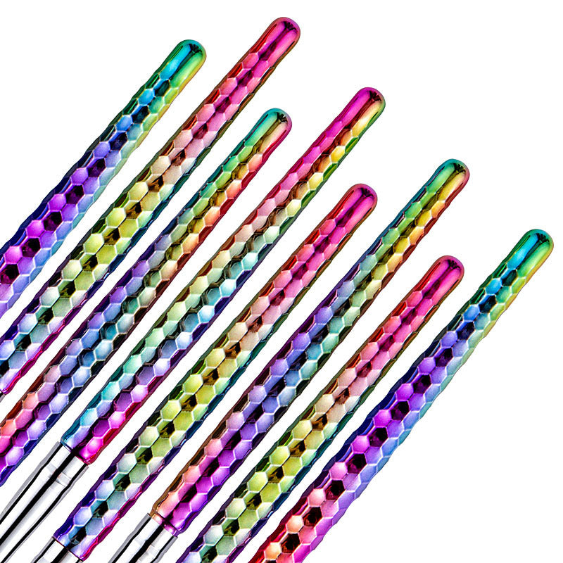8Pcs set of painted nail art flower brush petal pen GND Products