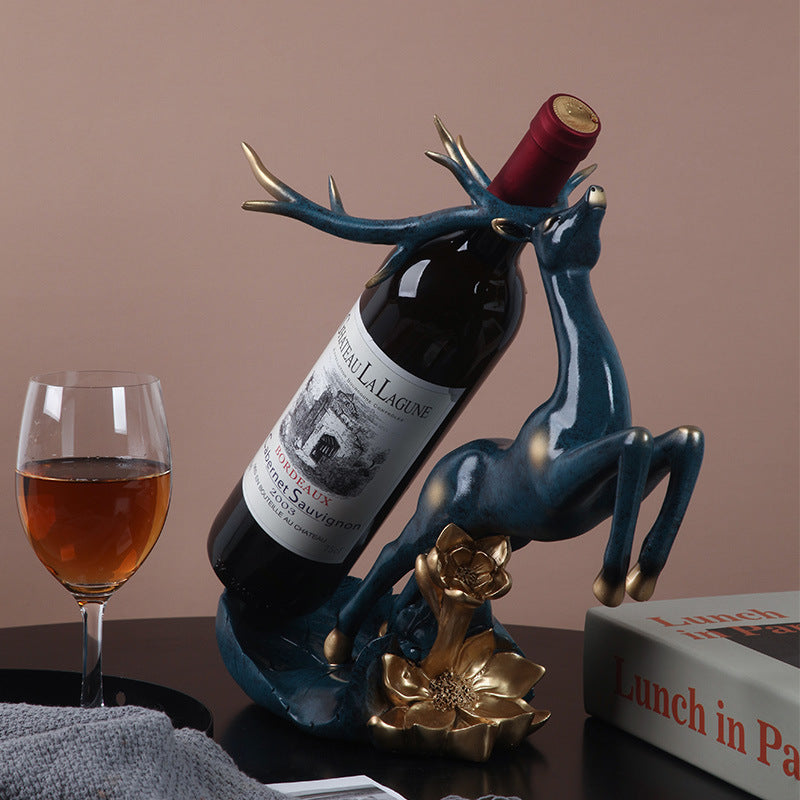 Modern Deer Shaped wine rack