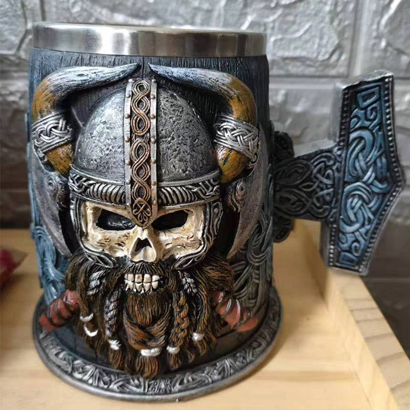 Viking Pirate Beer Mug Saor Style