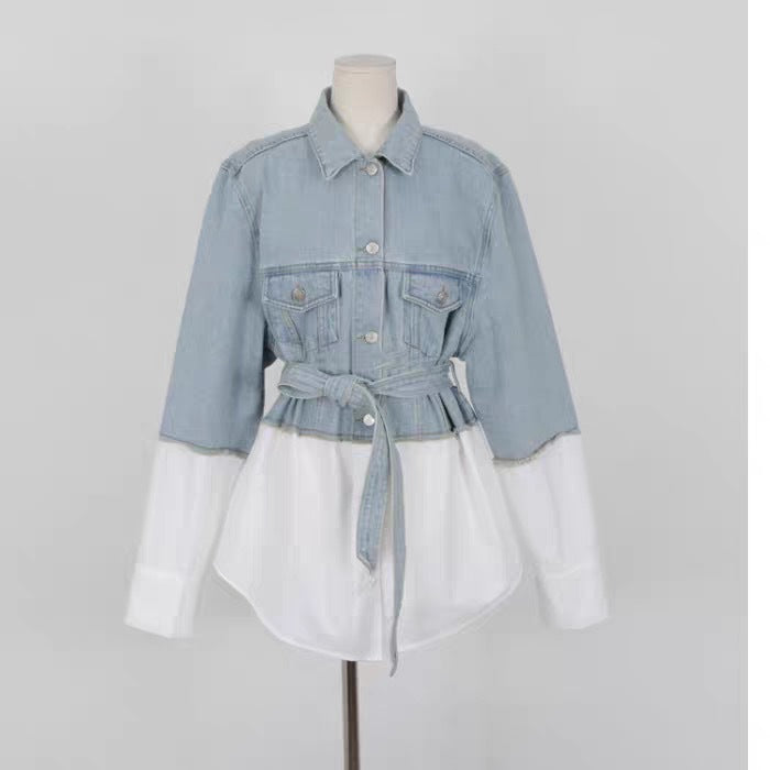 two piece Denim style jacket