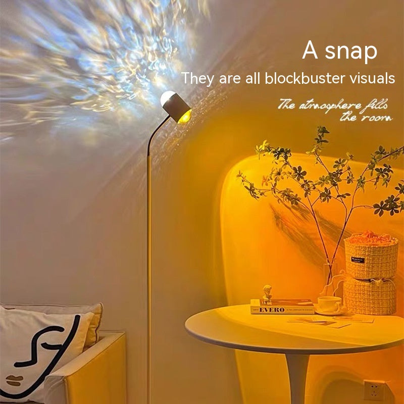 Lighting Internet Celebrity Living Room Sunset Metal Spotlight Water Ripple GND Products
