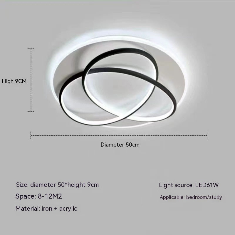 Clover LED Ceiling Lamp Nordic Living Room Modern Light Luxury Bedroom Light Warm Room Lamp GND Products