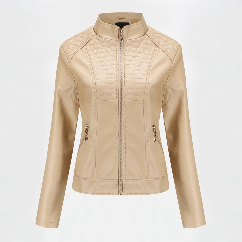Women's motorcycle leather jacket Saor Style