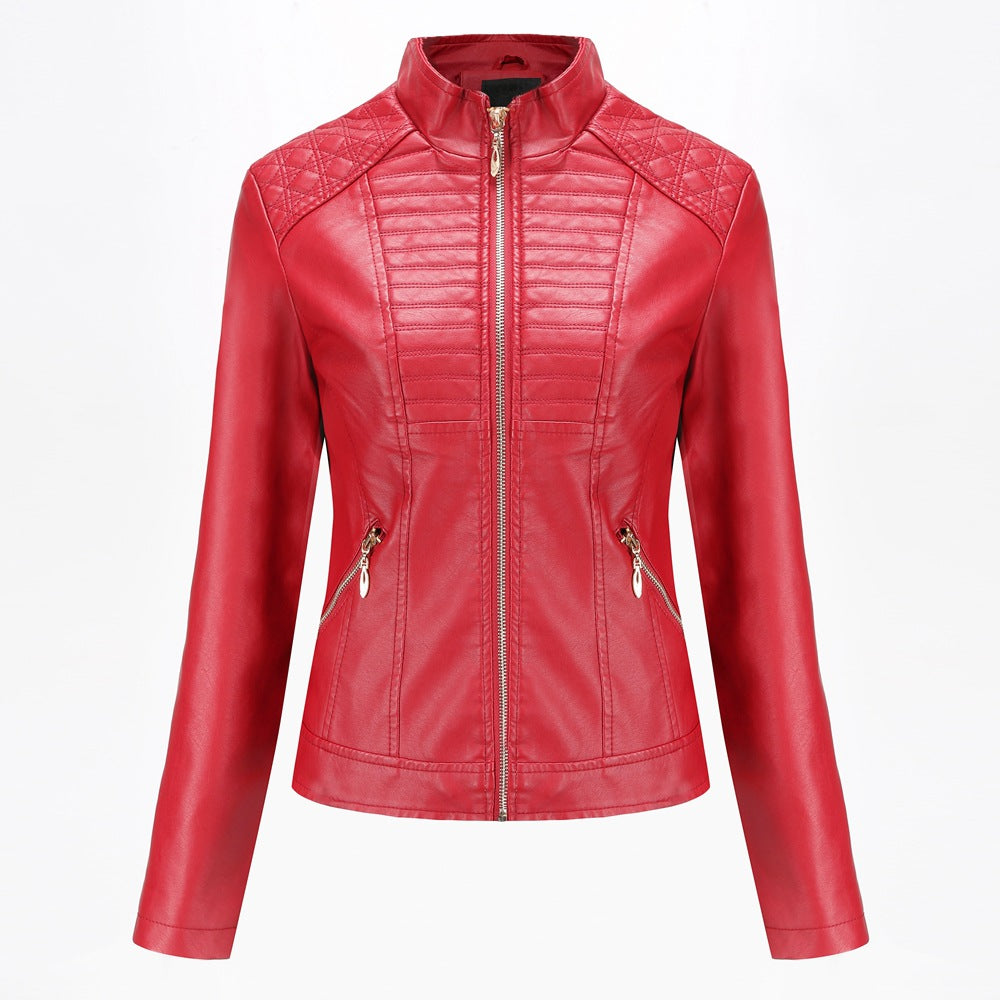 Women's motorcycle leather jacket Saor Style