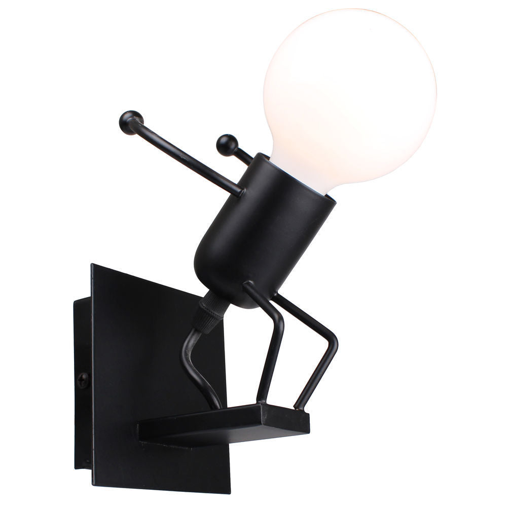 Modern Creative LED Wall Lamps Bedroom Bedside Lamp Nordic Iron Corridor Stairs Bar Restaurant Wall Light Child Room Decoration GND Products