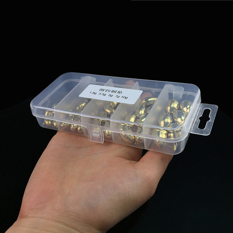 Inverted Fishing Copper Sinker Set Lead Sinker Copper Sinker GND Products