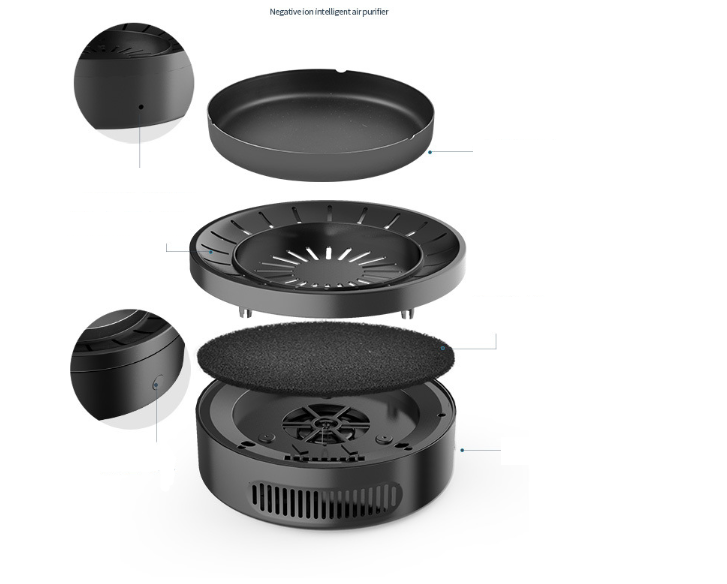 Creative electronic ashtray purifier GND Products