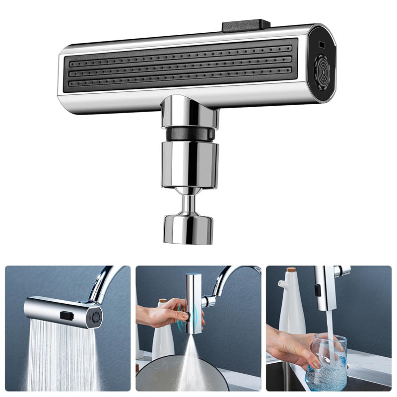 Kitchen Faucet Waterfall Outlet Splash Proof Universal Rotating Bubbler Multifunctional Water Nozzle Extension Kitchen Gadgets GND Products