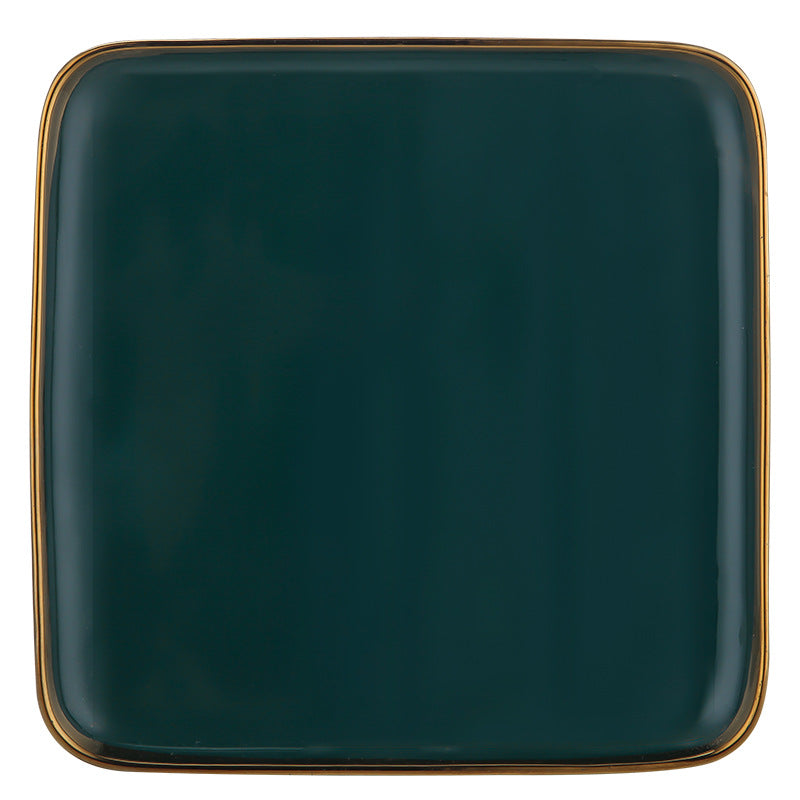 Square Decorative Ceramic Tableware