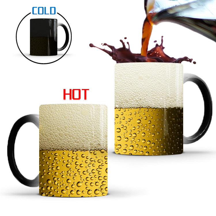 Beer bubble color changing mug Saor Style