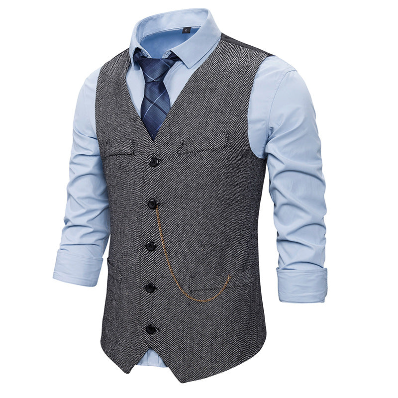 Men's suit waistcoat Saor Style