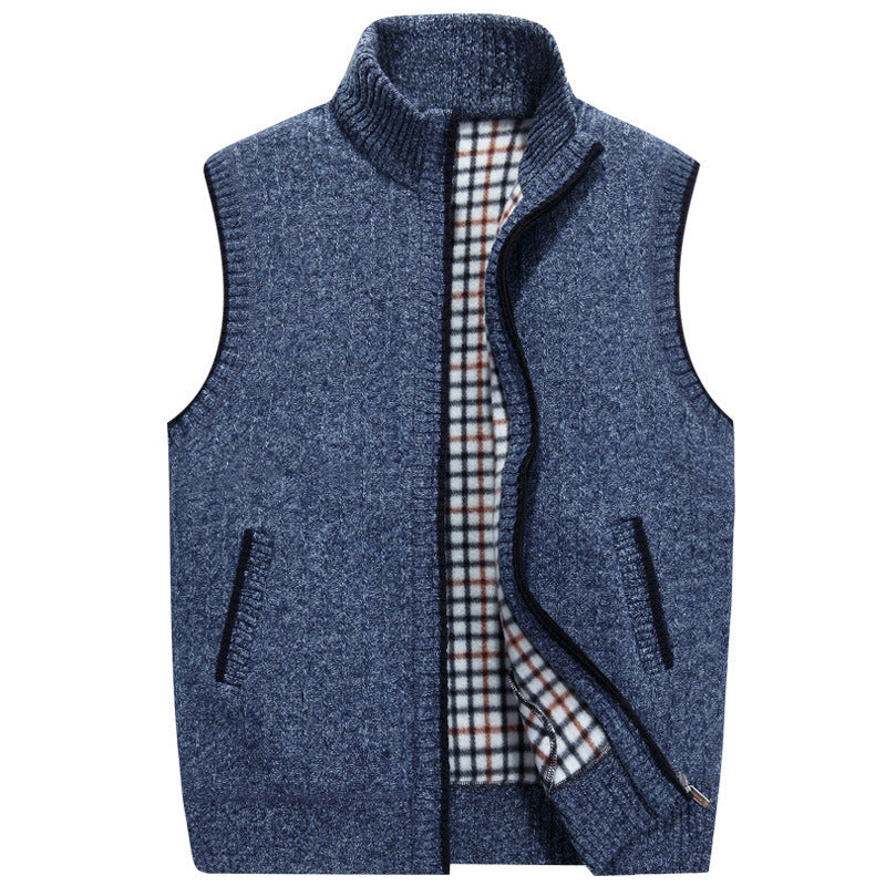 Knitted sweater body warmer