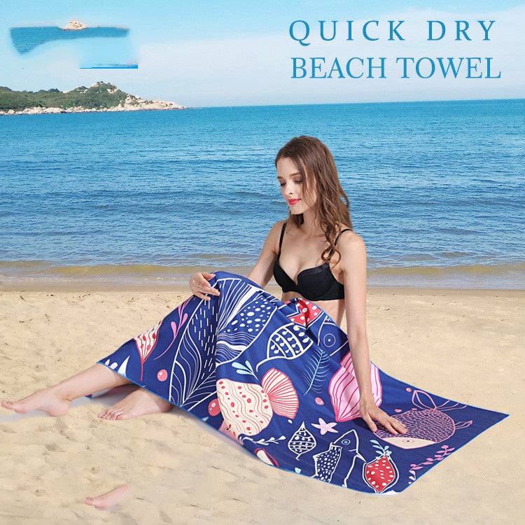 Beach children's bath towel printed towel Saor Style