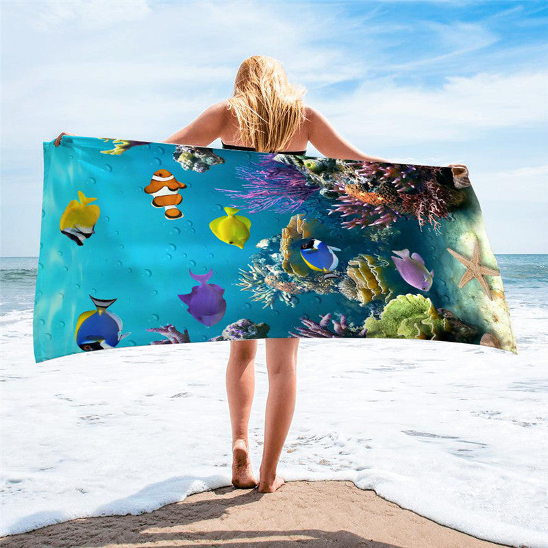 Square beach towel Saor Style