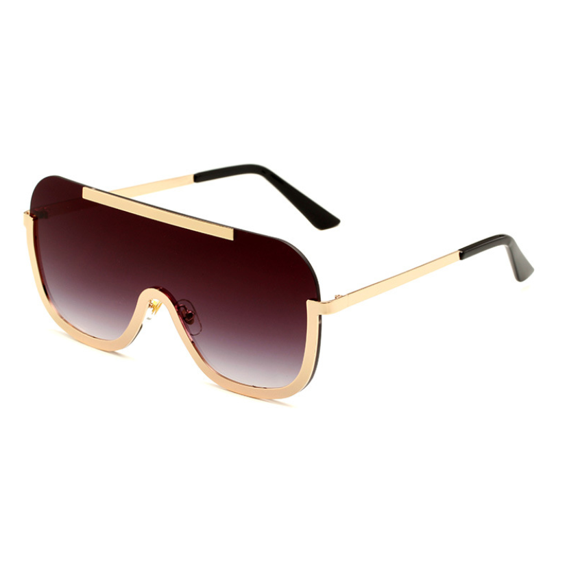 Fashionable sea - slice sunglasses