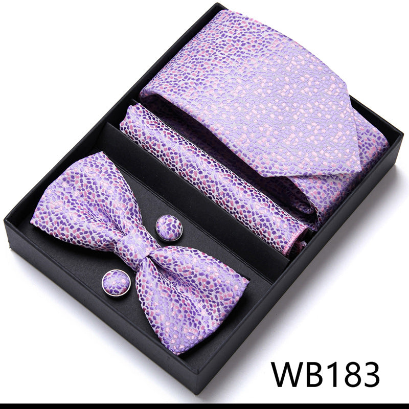 Men's Business Dress Wedding Bow Tie Suit Saor Style