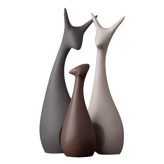 Ceramic Animal Figurines Ornament