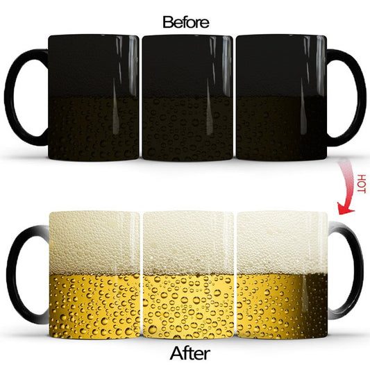 Beer bubble color changing mug Saor Style