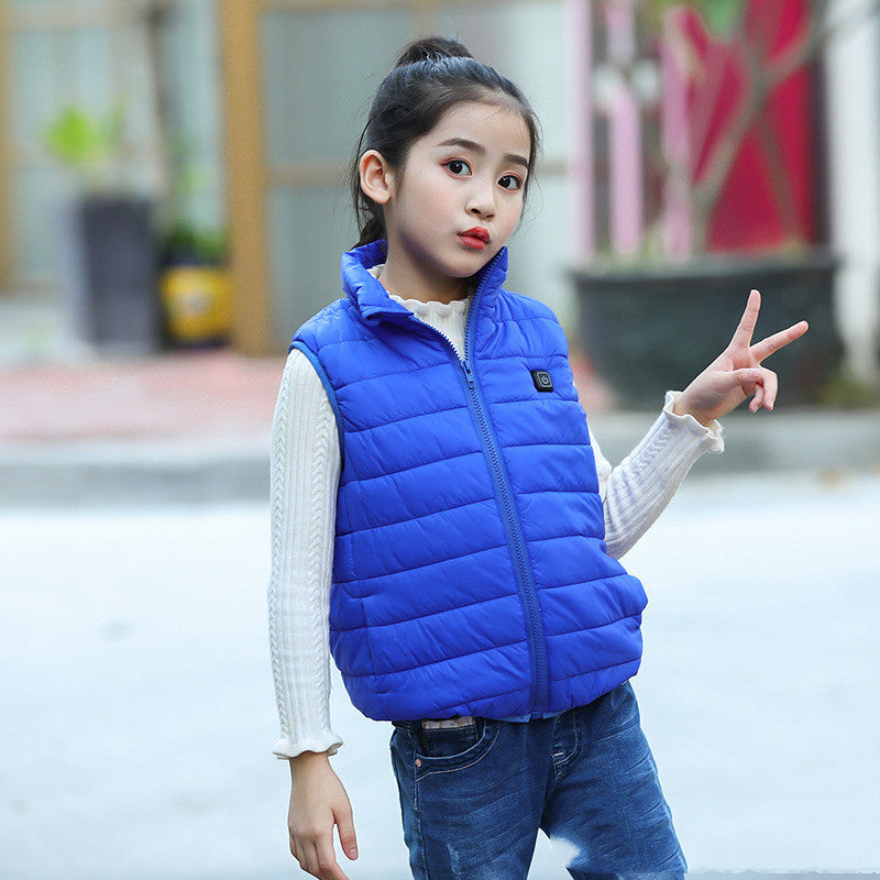 Charging smart children heating vest Saor Style