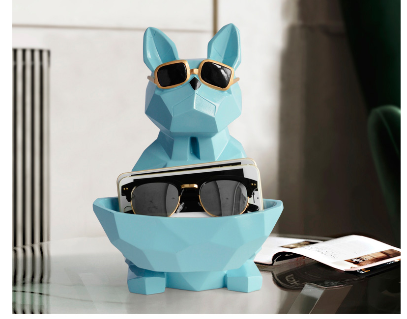 Geometric Glasses Dog Storage Box