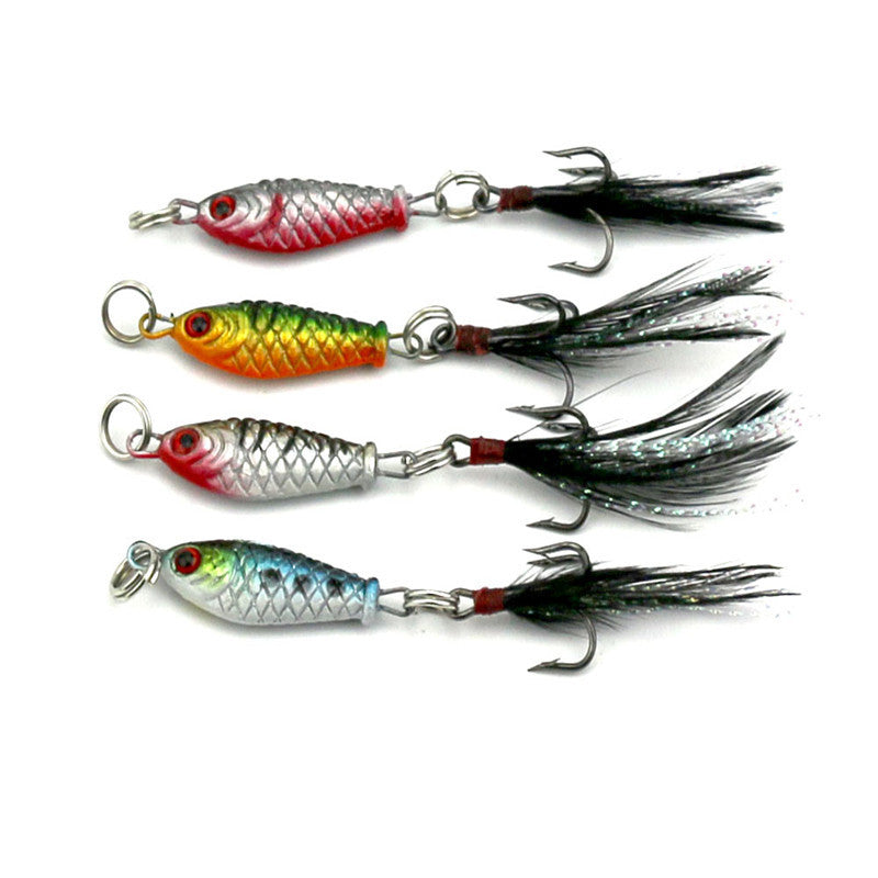 HENGJIA Mini lead fish bait 6.4g road subiron bait 2.5cm simulation metal bait GND Products
