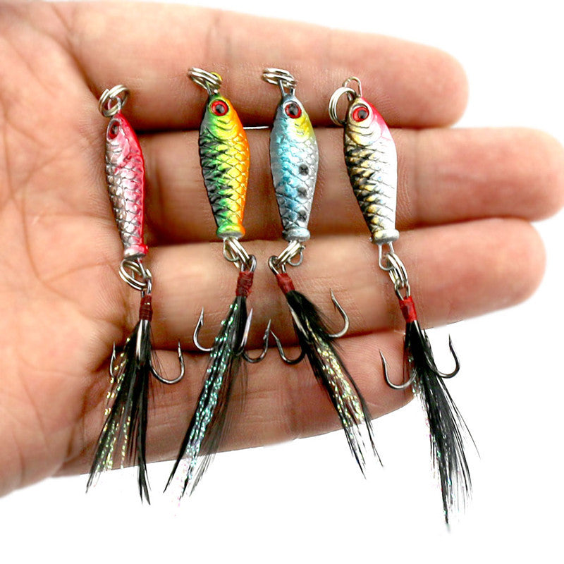 HENGJIA Mini lead fish bait 6.4g road subiron bait 2.5cm simulation metal bait GND Products