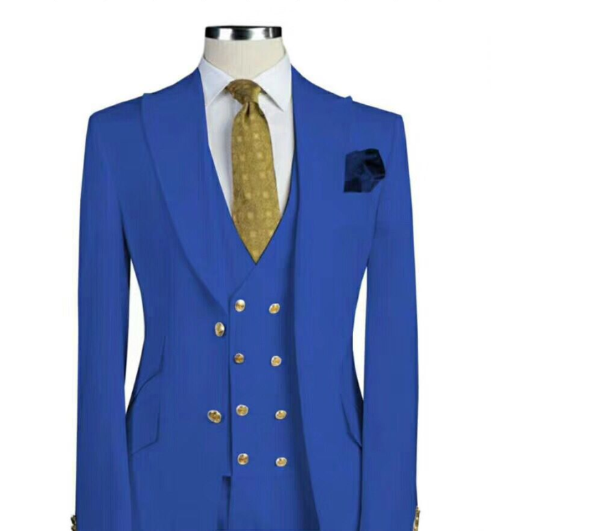 Three piece wedding dress suit Saor Style