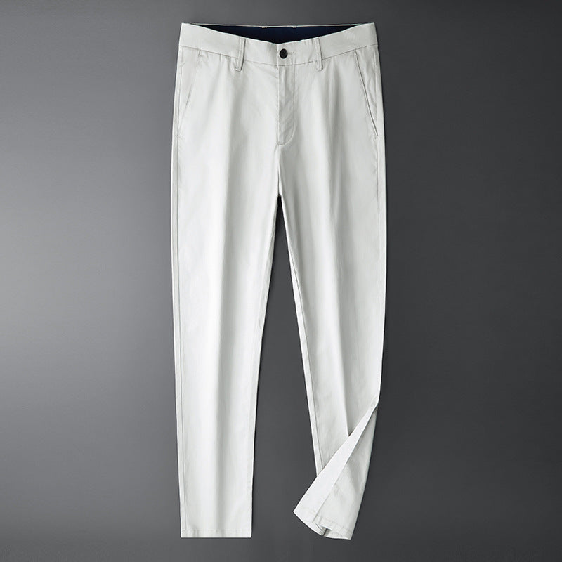 Men's Breathable Elastic Thin Business Casual Pants