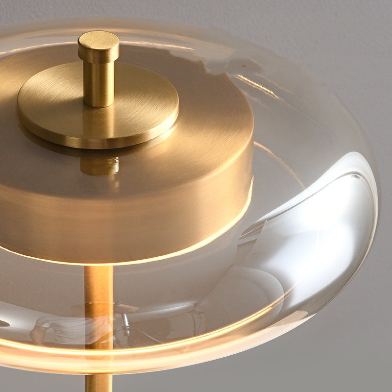 Nordic Light Luxury Brass Walnut Floor Lamp GND Products