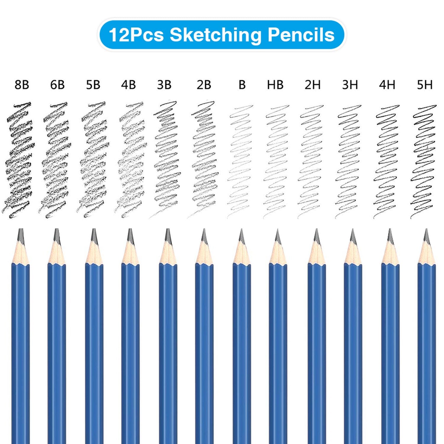 Sketch Drawing Color Pencil Set Charcoal Art Brush Set 72 Piece Painting Set GND Products