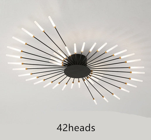 Nordic Minimalist Modern Atmosphere Living Room Fireworks Led Ceiling Light GND Products