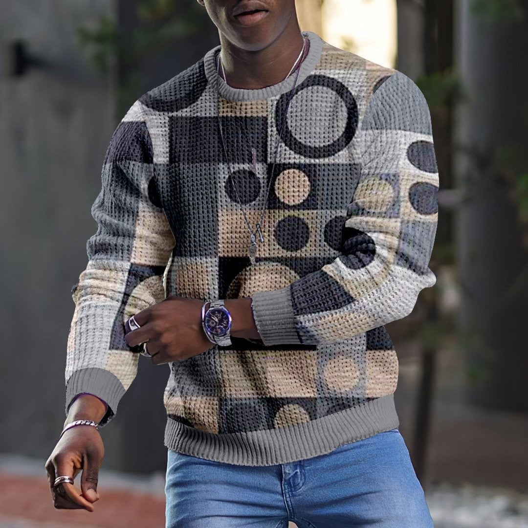 For Men 3D Pullover Casual Tops Long Sleeve T-Shirts Saor Style