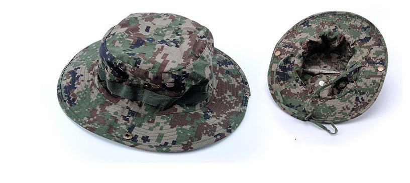 Camouflage Summer Fisherman Outdoor Sunscreen Hat