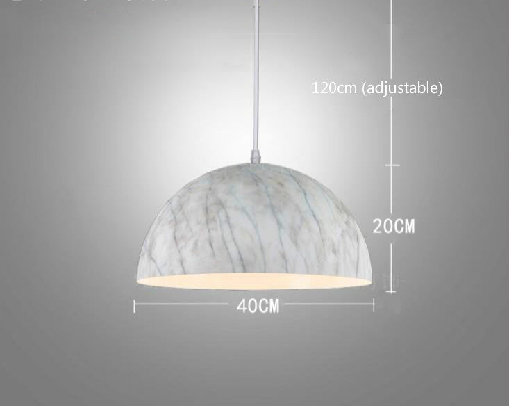 Modern Marble Pattern Pendant Lamp