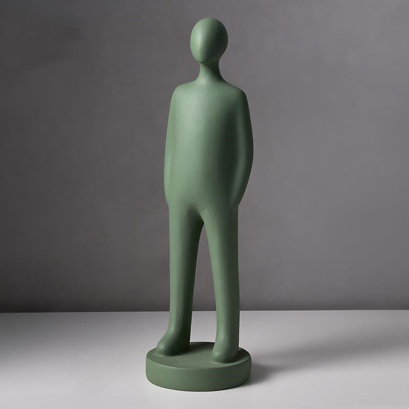 Nordic Minimalist Art Abstract Character Ornament Saor Style