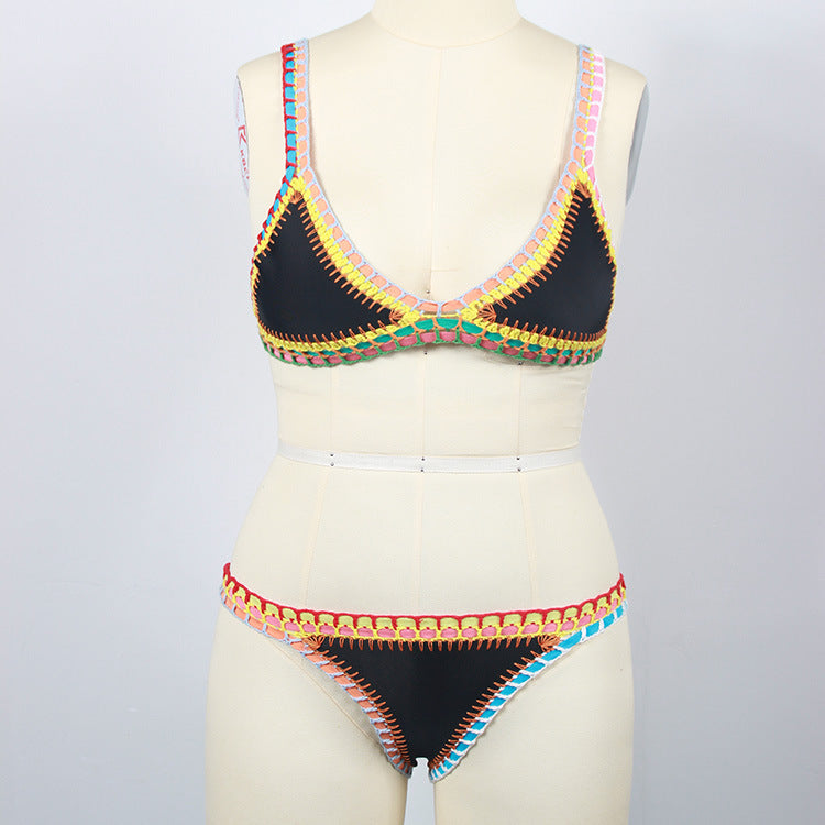 Hand-woven beach Bikini Saor Style