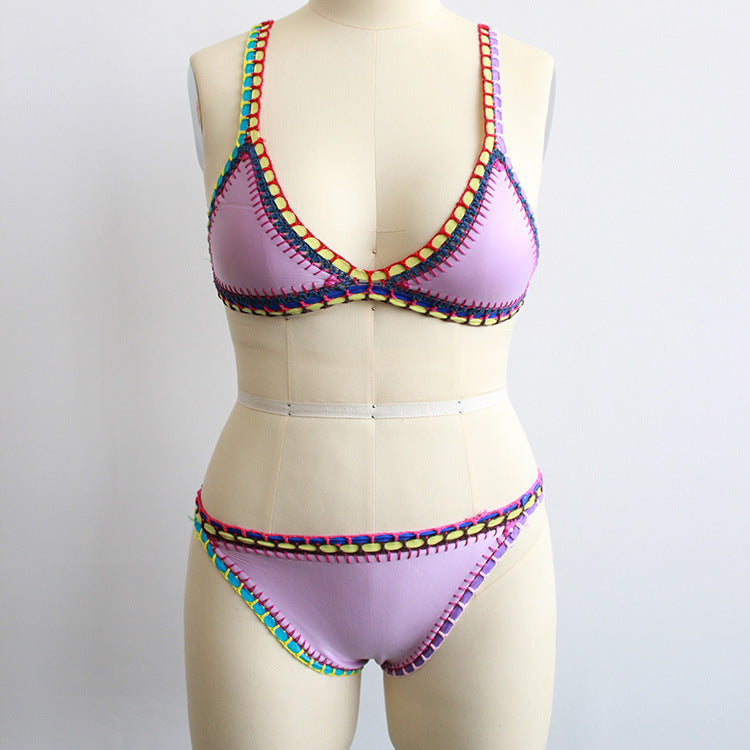 Hand-woven beach Bikini Saor Style