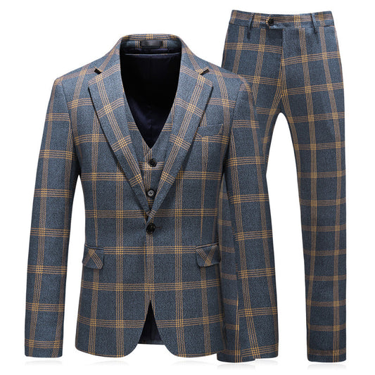 Men\'s Business Wedding Dress Suit Set Saor Style