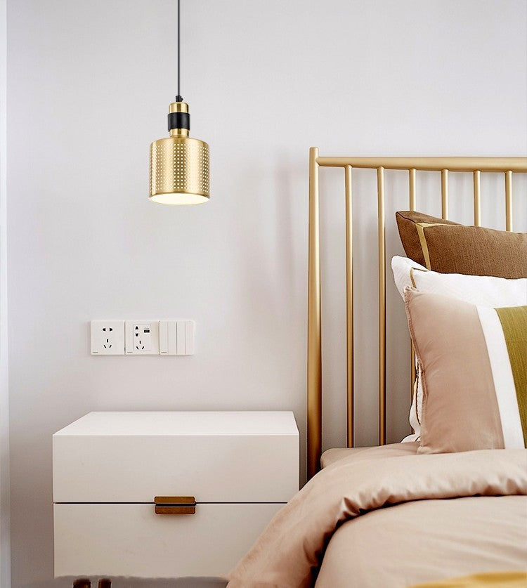 Light Luxury Nordic Bedroom Bedside Small Droplight Designer Personality GND Products