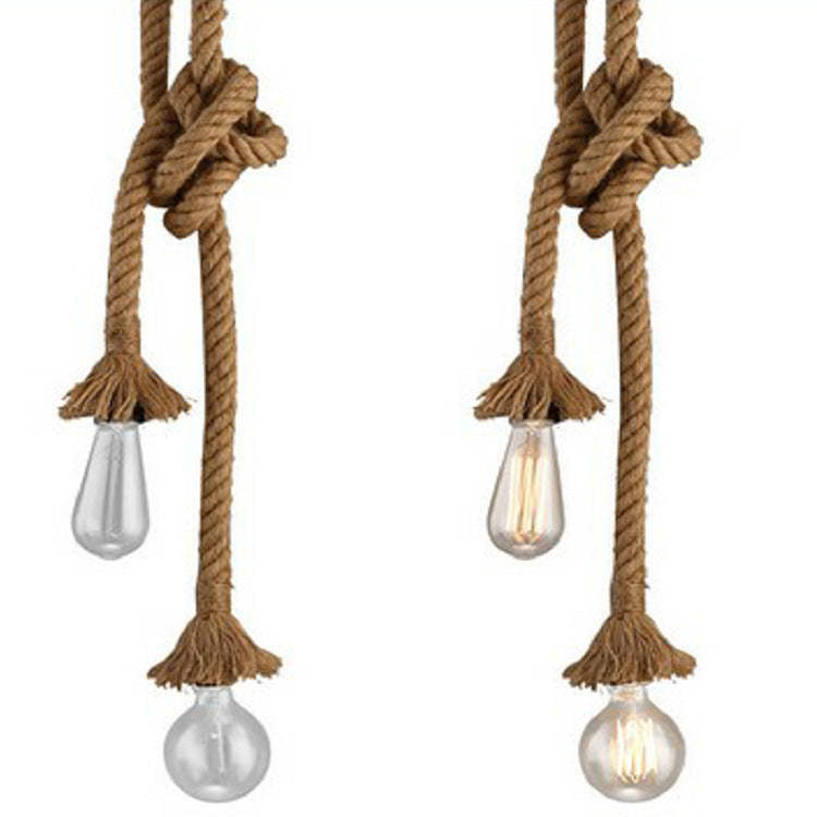 Coffee Shop Bar Hemp Rope Pendant Lamp GND Products