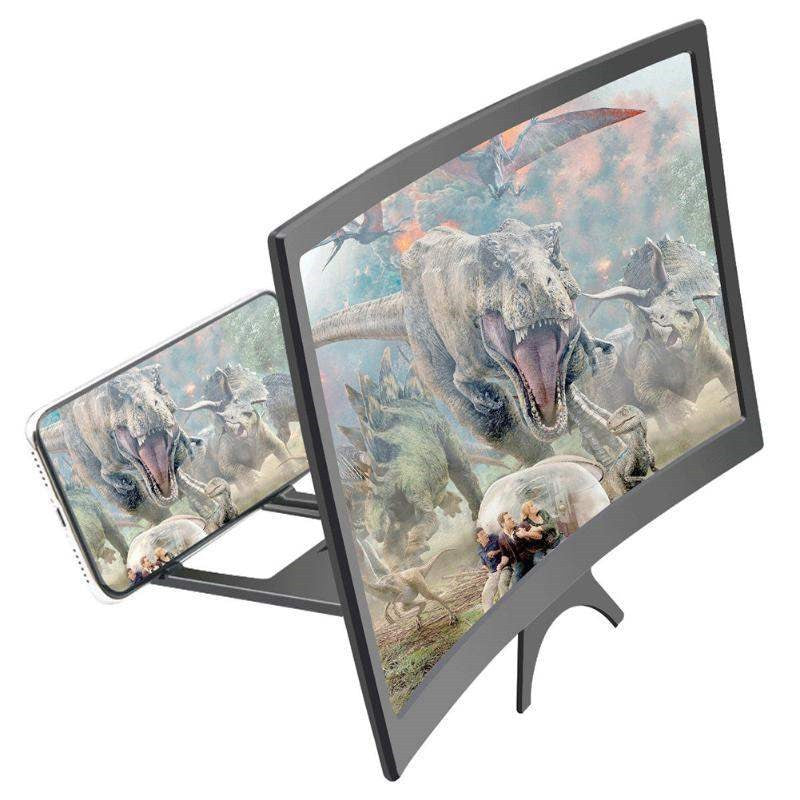 12 inch Mobile Screen Magnifier Bracket Cellphone Movie Display Amplifier Holder Bracket Mobile Phone Screen Desktop Tool GND Products